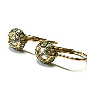 Vintage Gold and Diamond Earrings